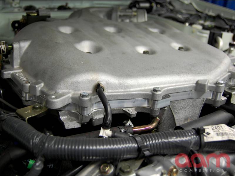 AAM Competition Angled Plenum Spacer 03 06 350Z G35 AAM